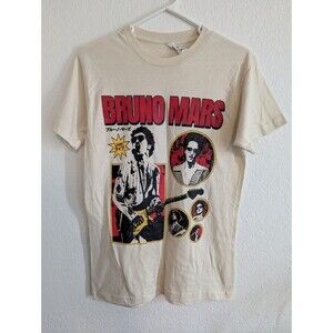 Bruno Mars Intuit Dome Exclusive T-Shirt With Tokyo Dome Japan Front Size Small
